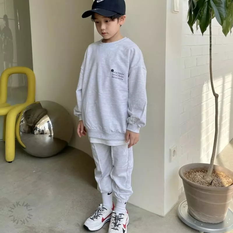 Hikiki - Korean Children Fashion - #childofig - Slit Jogger Pants - 4