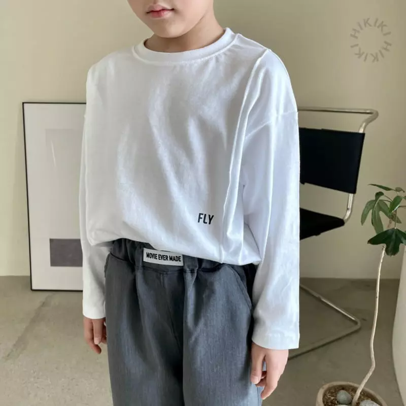 Hikiki - Korean Children Fashion - #designkidswear - Span Slacks Gray - 3