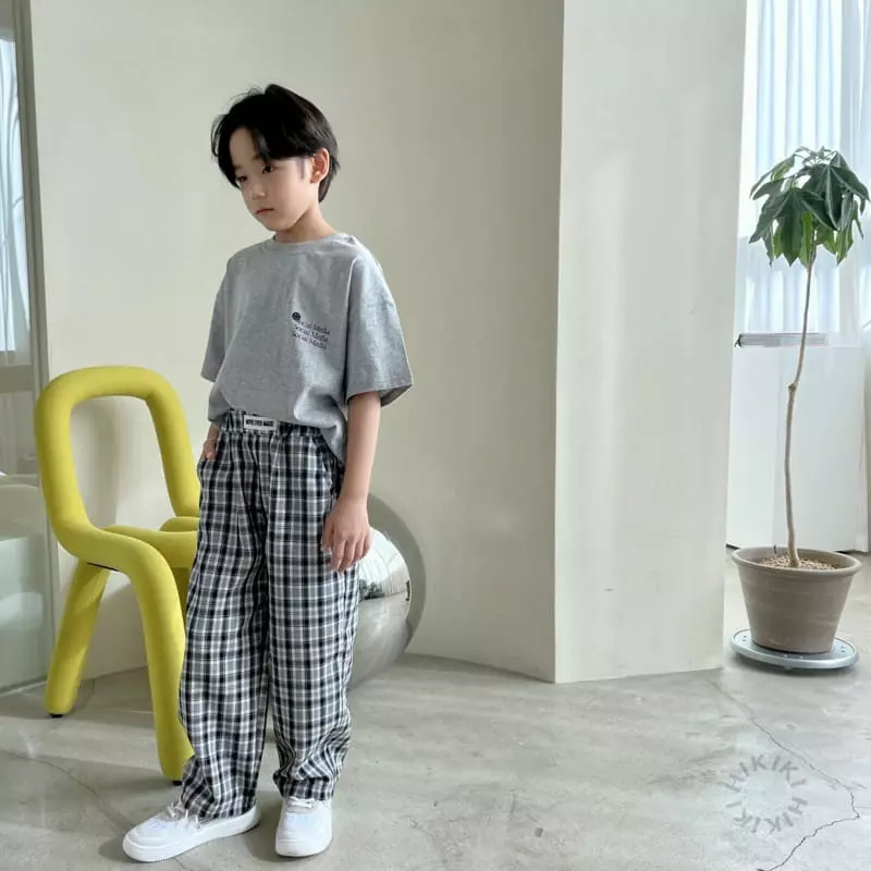 Hikiki - Korean Children Fashion - #designkidswear - Span Slacks Check - 2