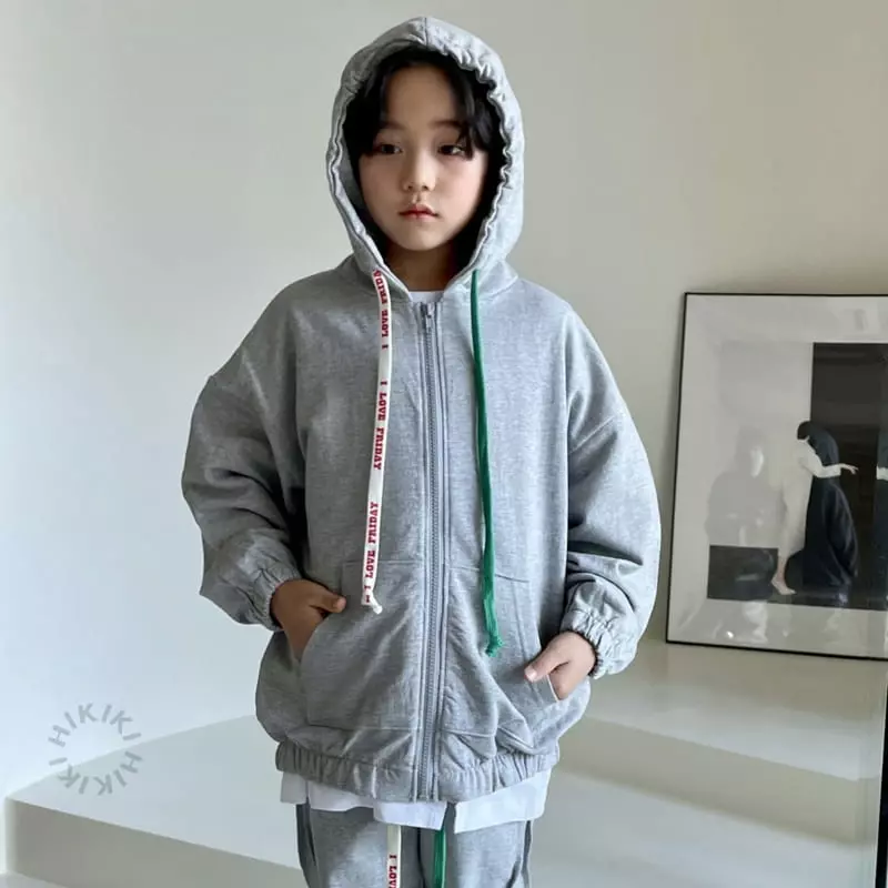 Hikiki - Korean Children Fashion - #designkidswear - String Hoody Jumper - 6