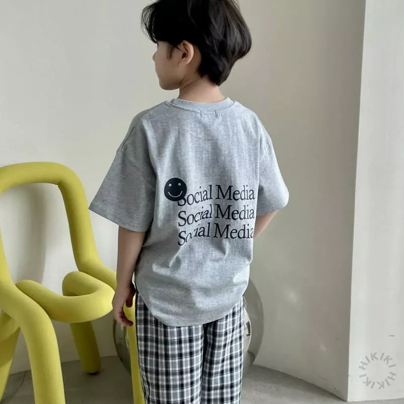 Hikiki - Korean Children Fashion - #fashionkids - Social Short Sleeves Tee - 3