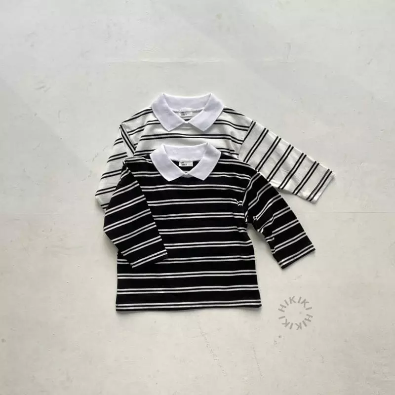 Hikiki - Korean Children Fashion - #fashionkids - 2 Stripes Tee - 11