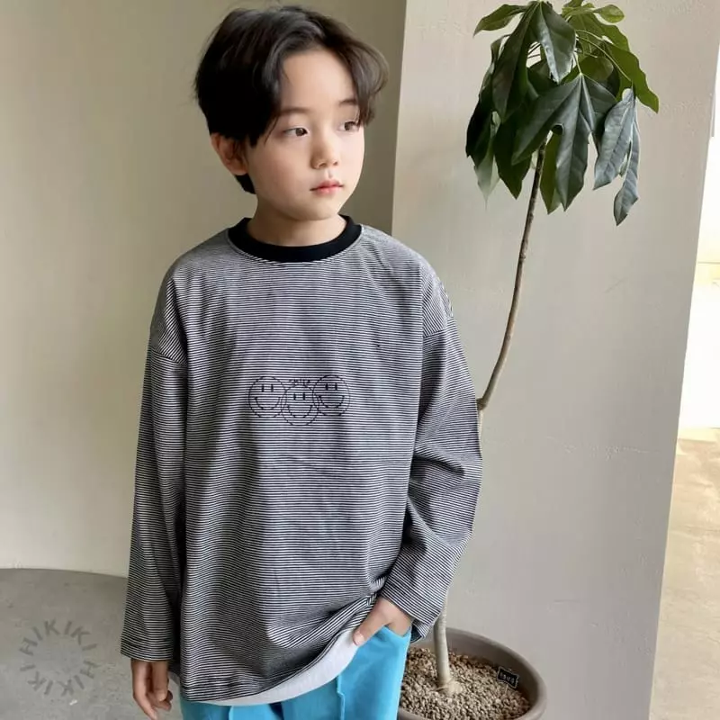 Hikiki - Korean Children Fashion - #kidsshorts - Smile Tee - 2