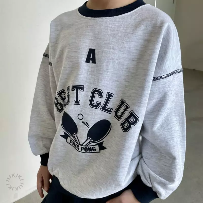 Hikiki - Korean Children Fashion - #littlefashionista - Ping Pong Sweatshirt - 2