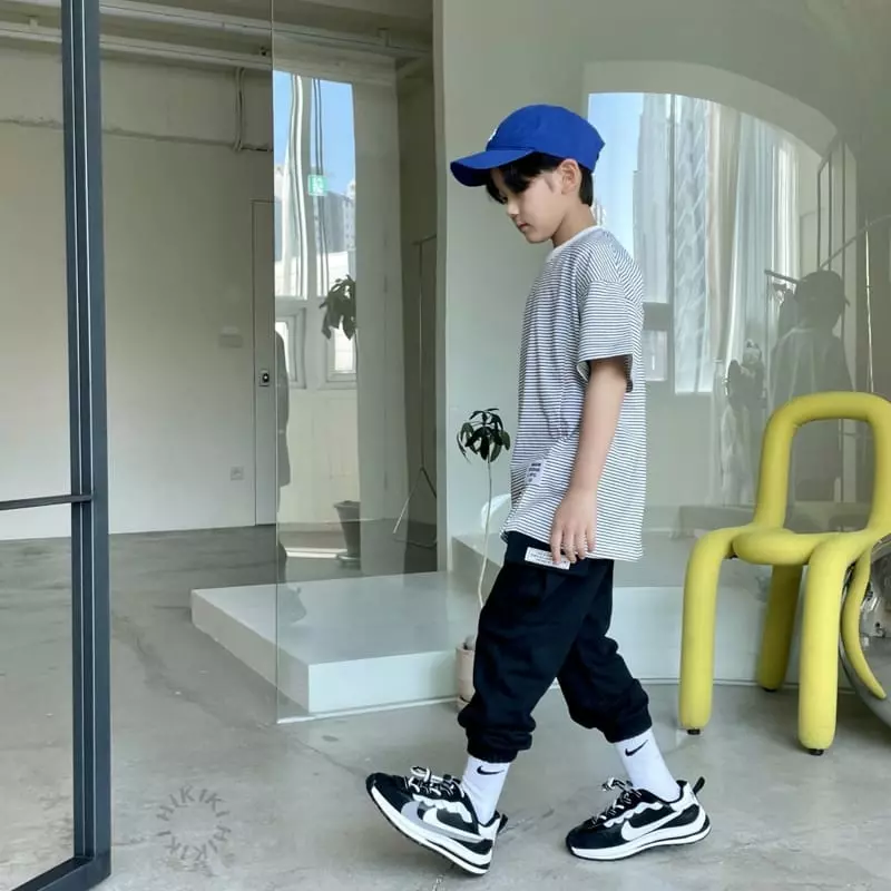 Hikiki - Korean Children Fashion - #magicofchildhood - Slit Short Sleeves Tee - 6