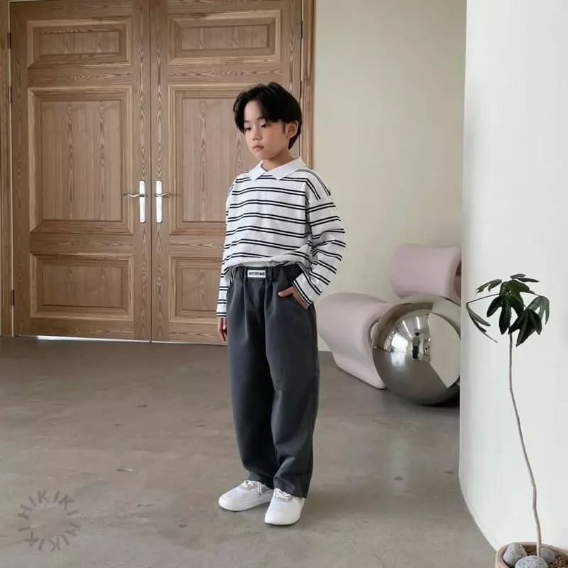 Hikiki - Korean Children Fashion - #magicofchildhood - 2 Stripes Tee