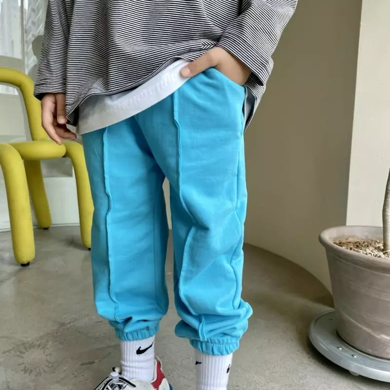 Hikiki - Korean Children Fashion - #prettylittlegirls - Slit Jogger Pants