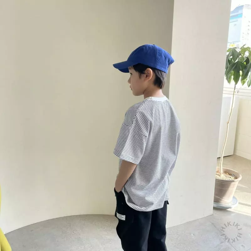 Hikiki - Korean Children Fashion - #prettylittlegirls - Slit Short Sleeves Tee - 8