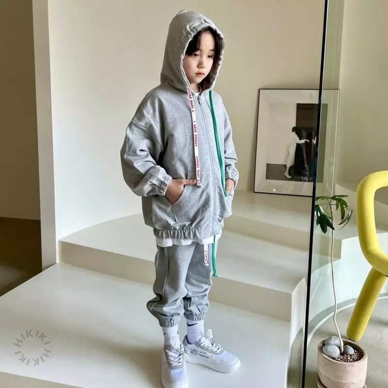 Hikiki - Korean Children Fashion - #stylishchildhood - String Hoody Jumper - 3