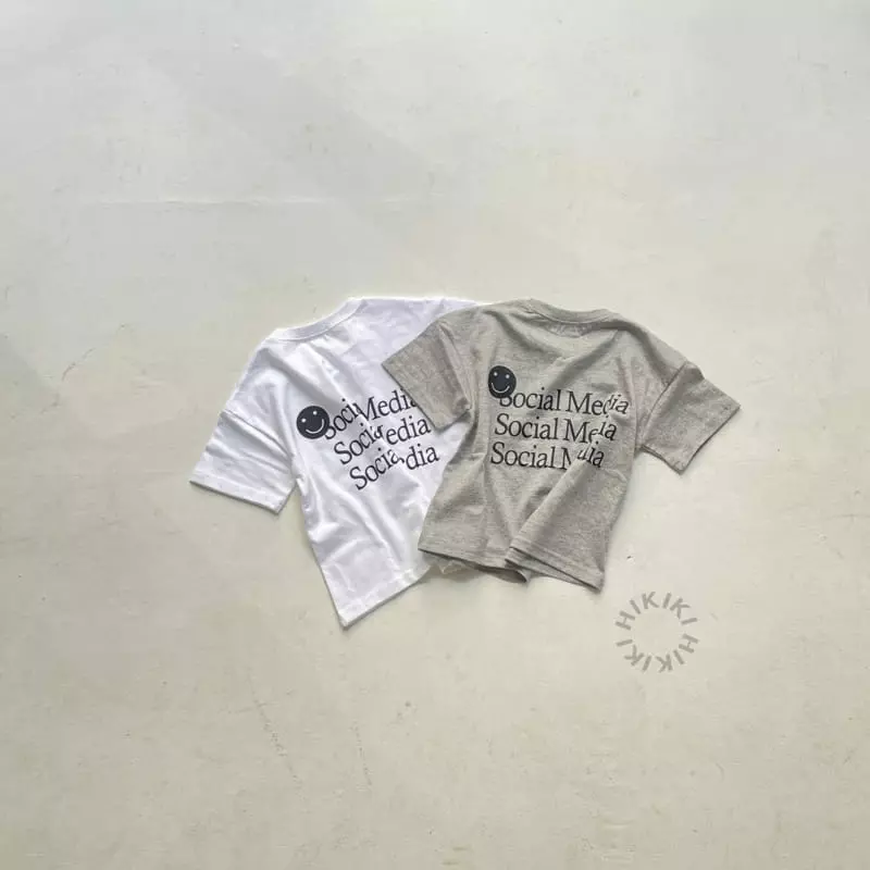 Hikiki - Korean Children Fashion - #todddlerfashion - Social Short Sleeves Tee - 12