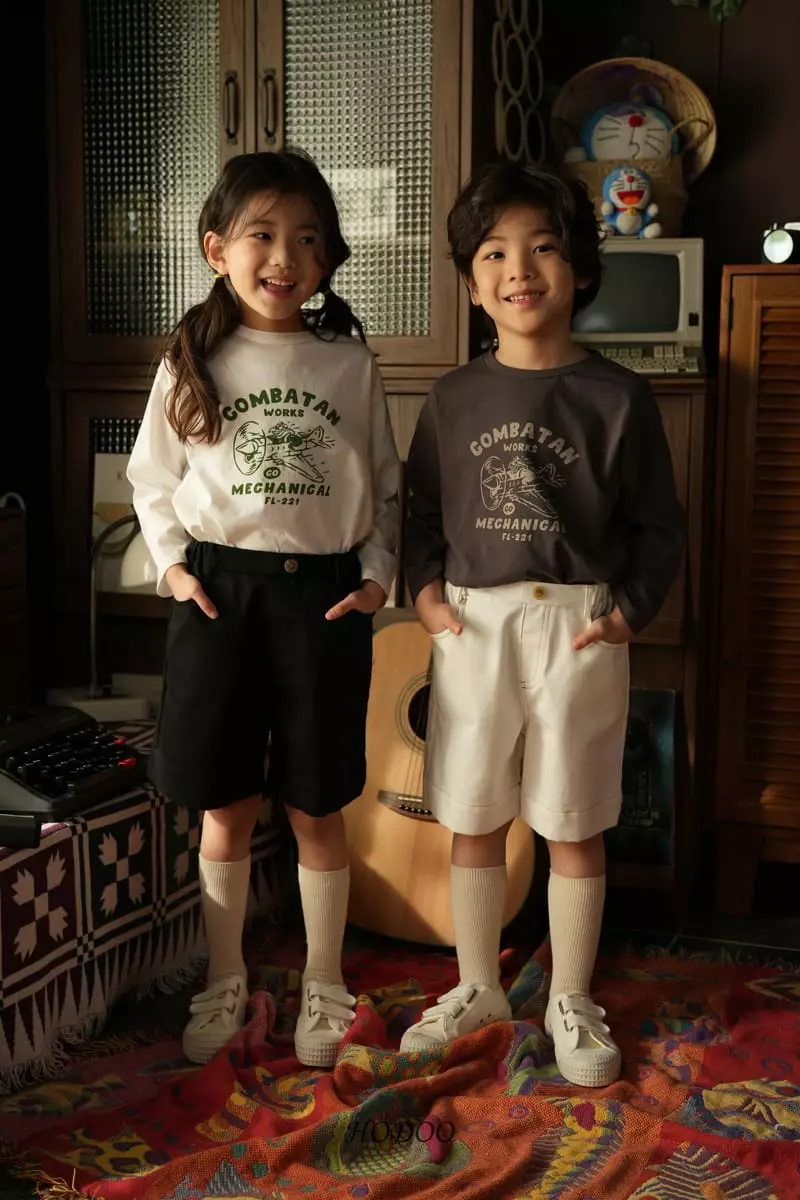 Hodoo - Korean Children Fashion - #childofig - Ready Capri Pants - 6