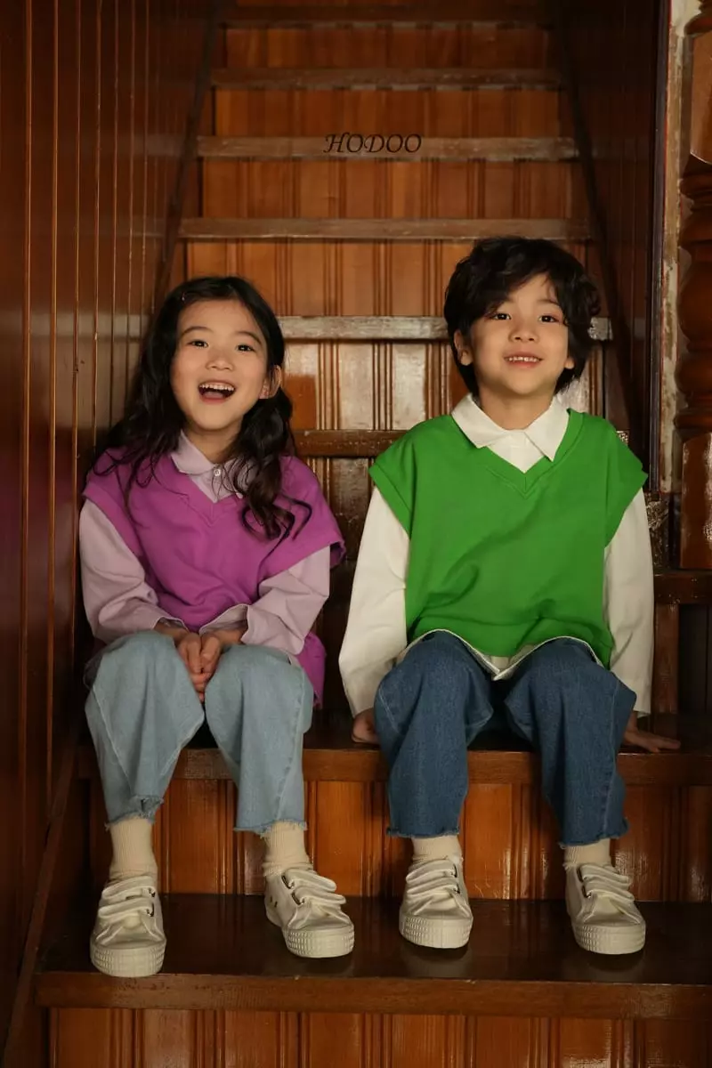 Hodoo - Korean Children Fashion - #childofig - Eco Vest - 2