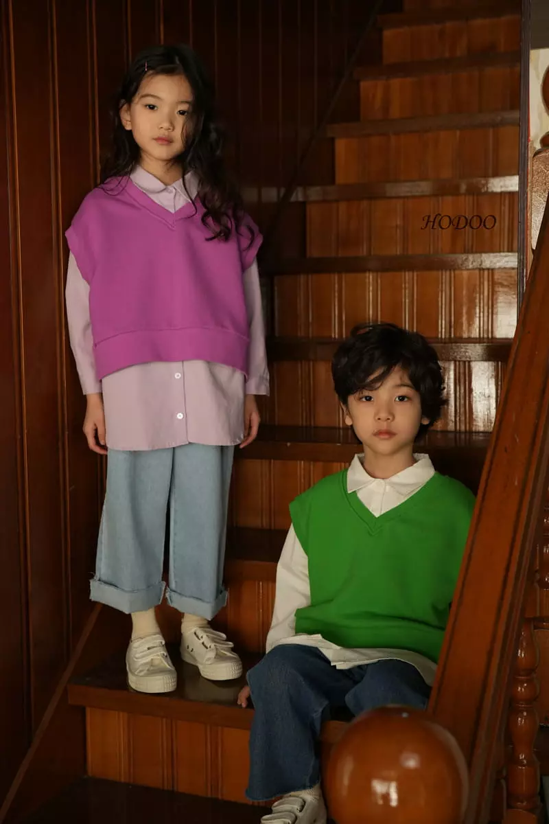 Hodoo - Korean Children Fashion - #childofig - Long Long Shirt - 2