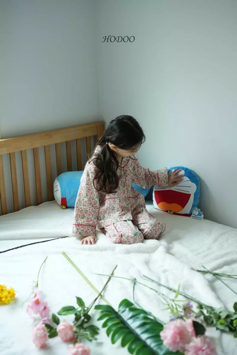 Hodoo - Korean Children Fashion - #childrensboutique - Rose Pajamas - 2
