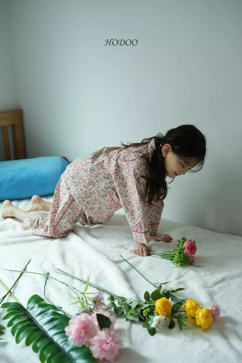 Hodoo - Korean Children Fashion - #designkidswear - Rose Pajamas - 3