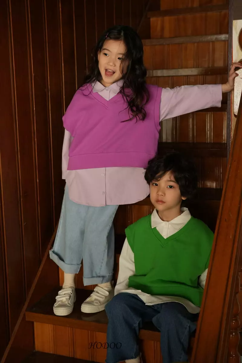 Hodoo - Korean Children Fashion - #childrensboutique - Long Long Shirt - 4