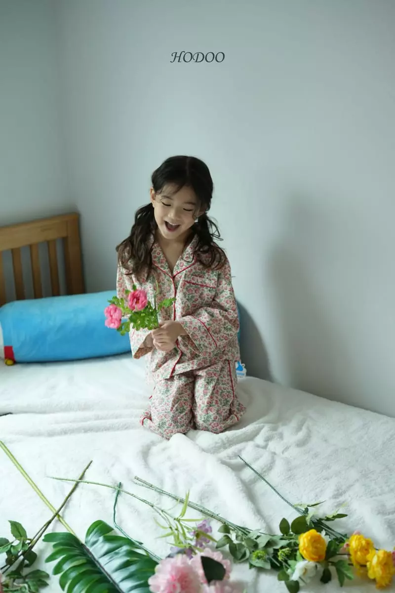 Hodoo - Korean Children Fashion - #fashionkids - Rose Pajamas - 5