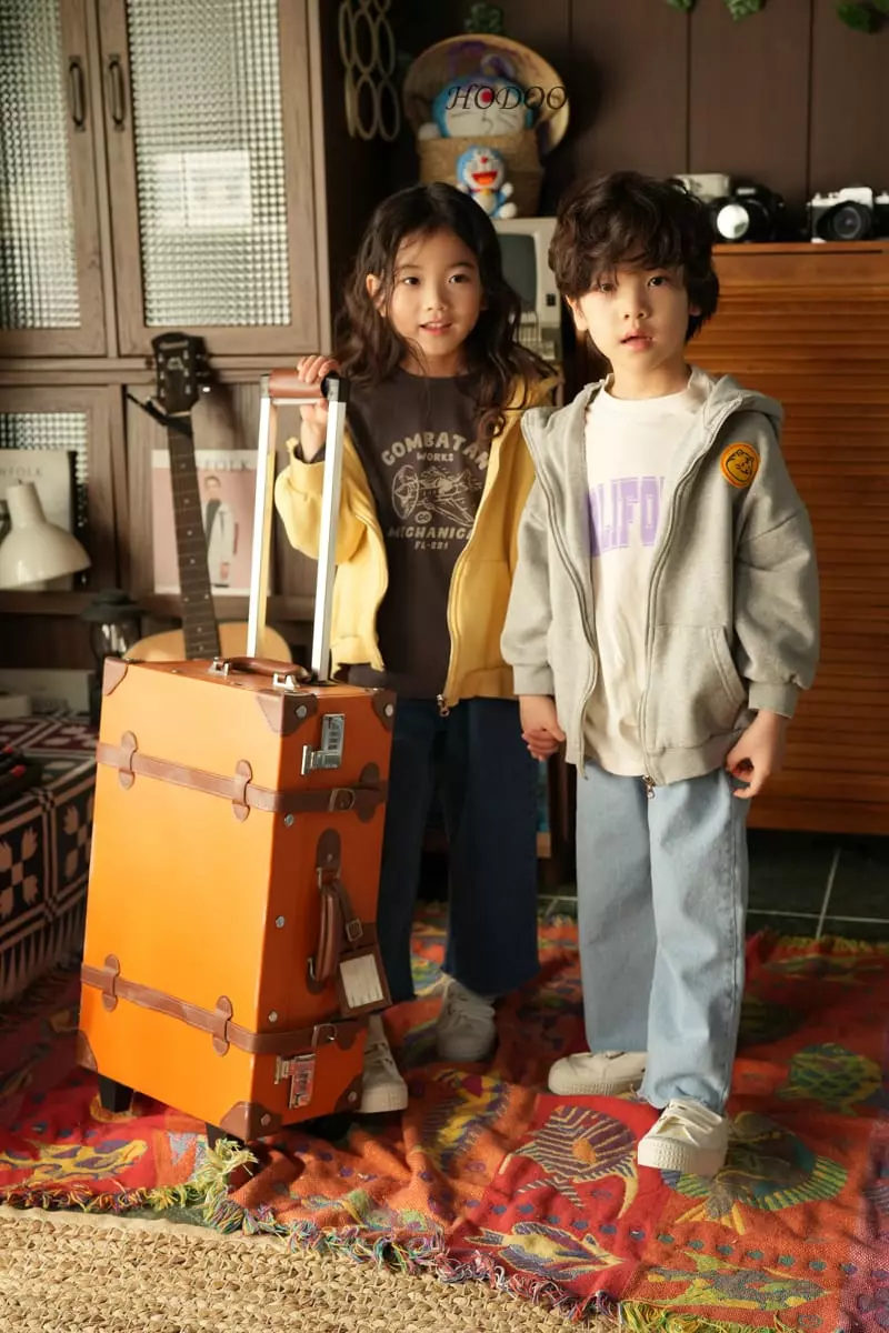 Hodoo - Korean Children Fashion - #kidsshorts - Tiger Hoody - 9