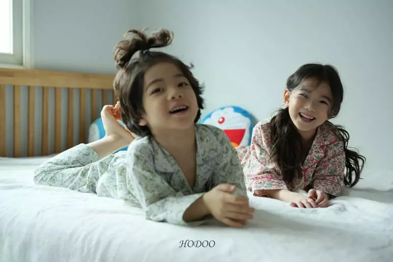 Hodoo - Korean Children Fashion - #kidsstore - Rose Pajamas - 7