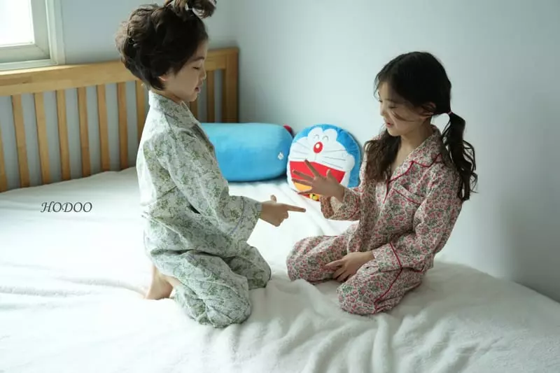 Hodoo - Korean Children Fashion - #littlefashionista - Rose Pajamas - 10
