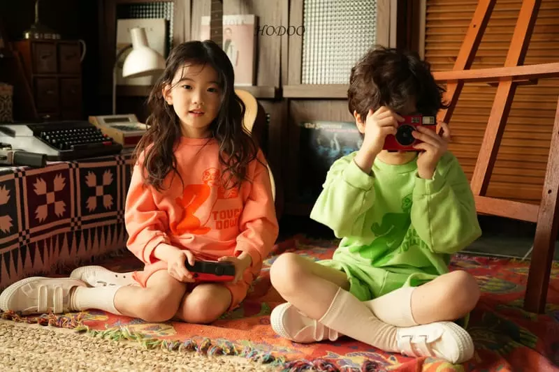 Hodoo - Korean Children Fashion - #littlefashionista - Touch Down Top Bottom Set - 9