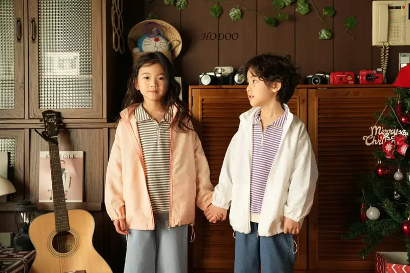 Hodoo - Korean Children Fashion - #magicofchildhood - Match Zip-up Sweatshirt - 7