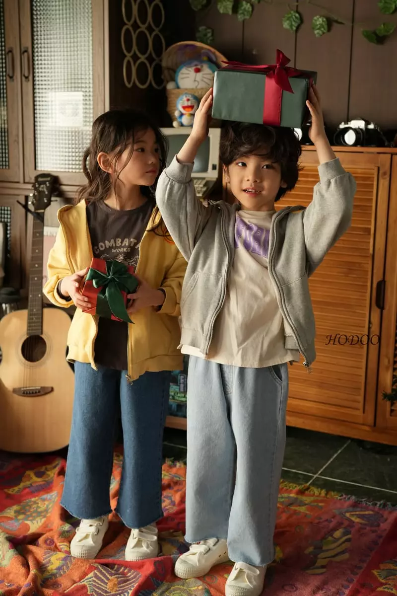 Hodoo - Korean Children Fashion - #prettylittlegirls - Wide Jeans - 6