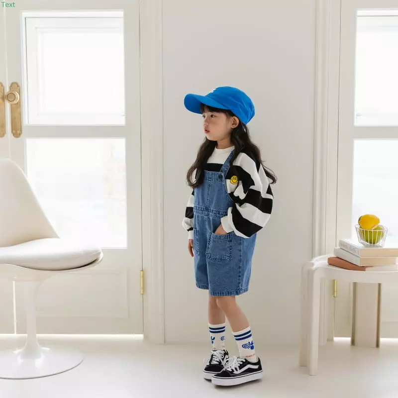 Honeybee - Korean Children Fashion - #childofig - Denim Dungarees Pants - 5