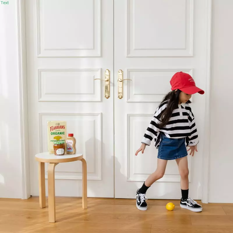 Honeybee - Korean Children Fashion - #childofig - Stripes Collar Tee
