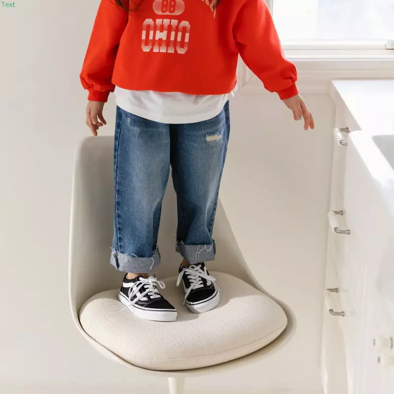 Honeybee - Korean Children Fashion - #childrensboutique - Denim Vintage Pants - 2
