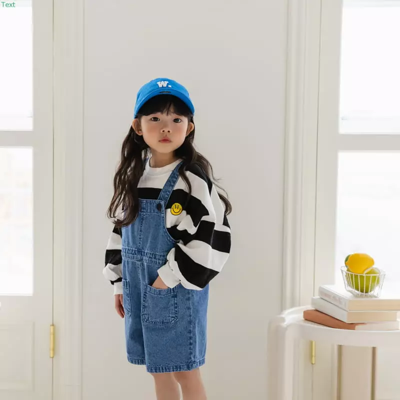 Honeybee - Korean Children Fashion - #designkidswear - Denim Dungarees Pants - 7