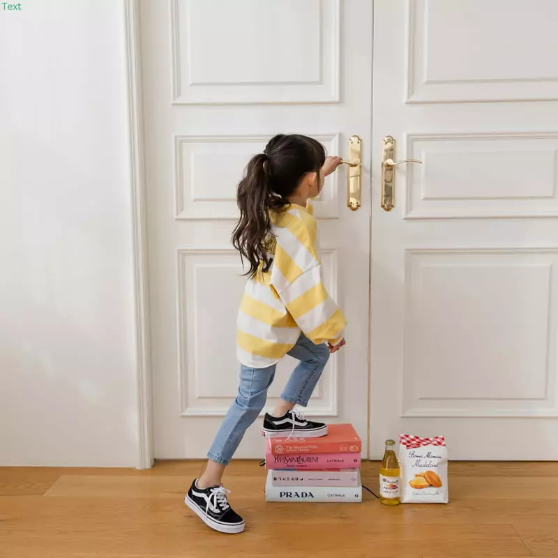 Honeybee - Korean Children Fashion - #designkidswear - Stripes Smile Tee
