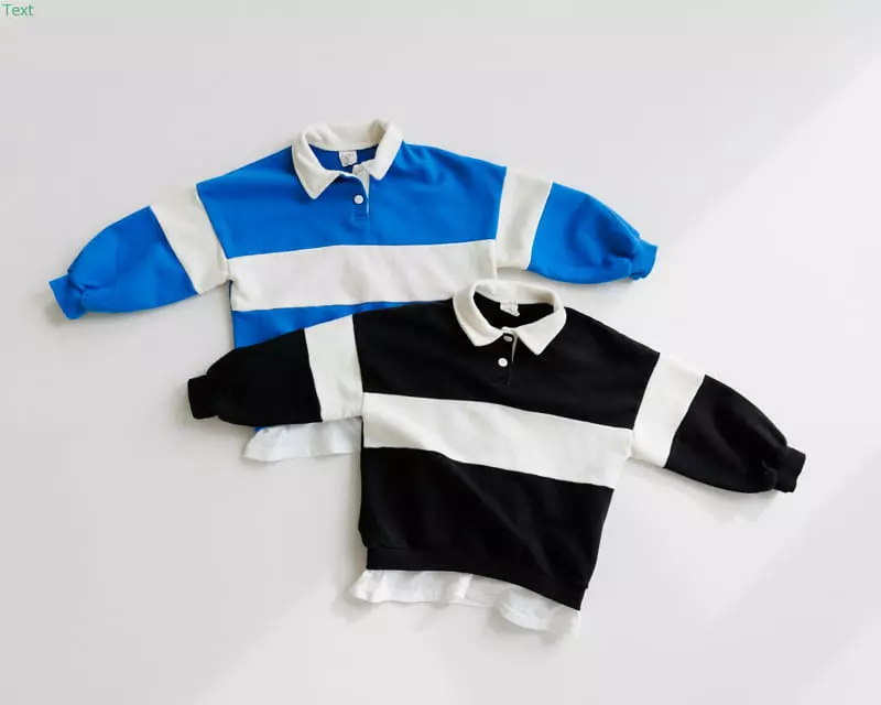 Honeybee - Korean Children Fashion - #fashionkids - Color Collar Tee - 9