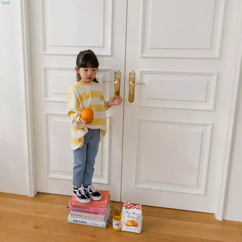 Honeybee - Korean Children Fashion - #fashionkids - Stripes Smile Tee - 3