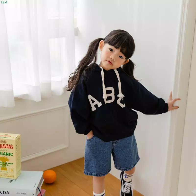 Honeybee - Korean Children Fashion - #kidsshorts - Alpabet Hoody - 2