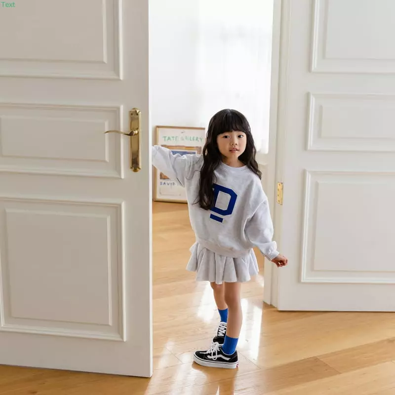 Honeybee - Korean Children Fashion - #kidsshorts - D Emboridery Tee - 3