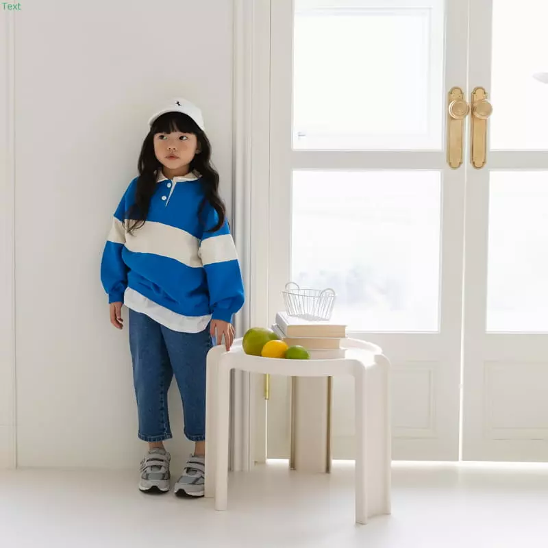 Honeybee - Korean Children Fashion - #kidsstore - Color Collar Tee - 11