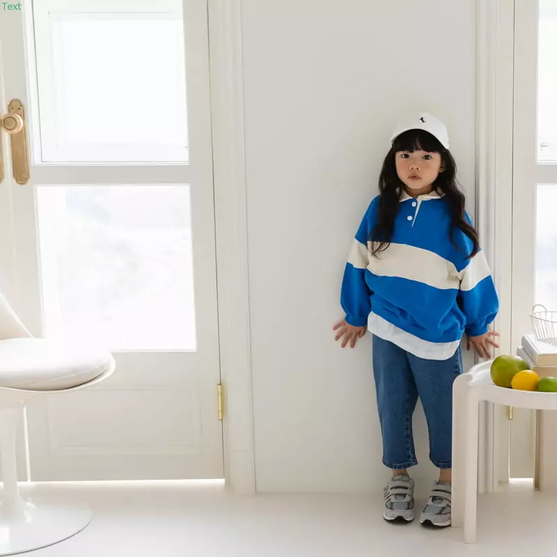 Honeybee - Korean Children Fashion - #kidzfashiontrend - Color Collar Tee - 12