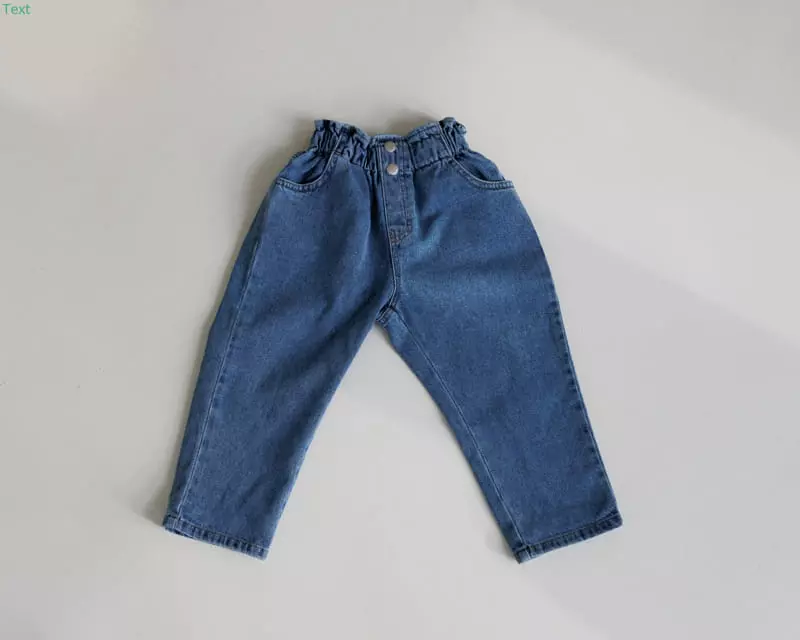 Honeybee - Korean Children Fashion - #minifashionista - Denim Button Pants - 2