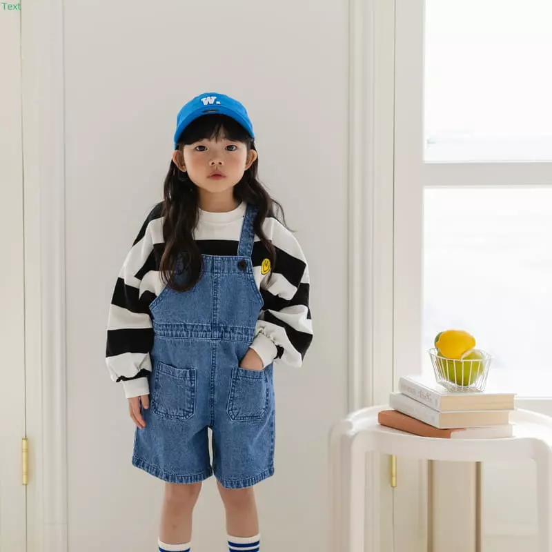 Honeybee - Korean Children Fashion - #toddlerclothing - Denim Dungarees Pants - 4