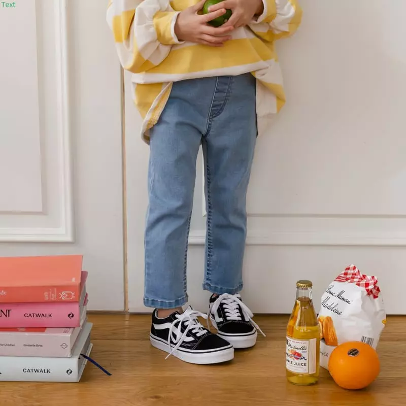 Honeybee - Korean Children Fashion - #todddlerfashion - Denim Span Jeans - 6