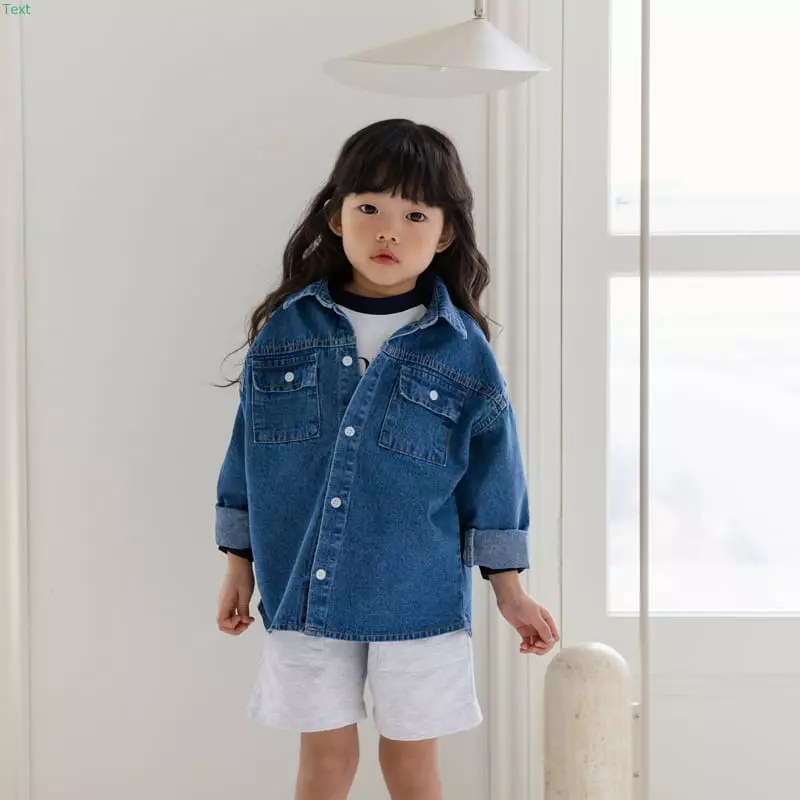 Honeybee - Korean Children Fashion - #toddlerclothing - Denim Shirt