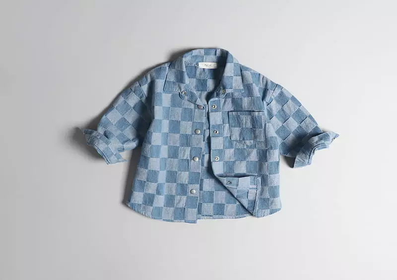 Hyvaa - Korean Children Fashion - #prettylittlegirls - Block Denim Shirt - 4