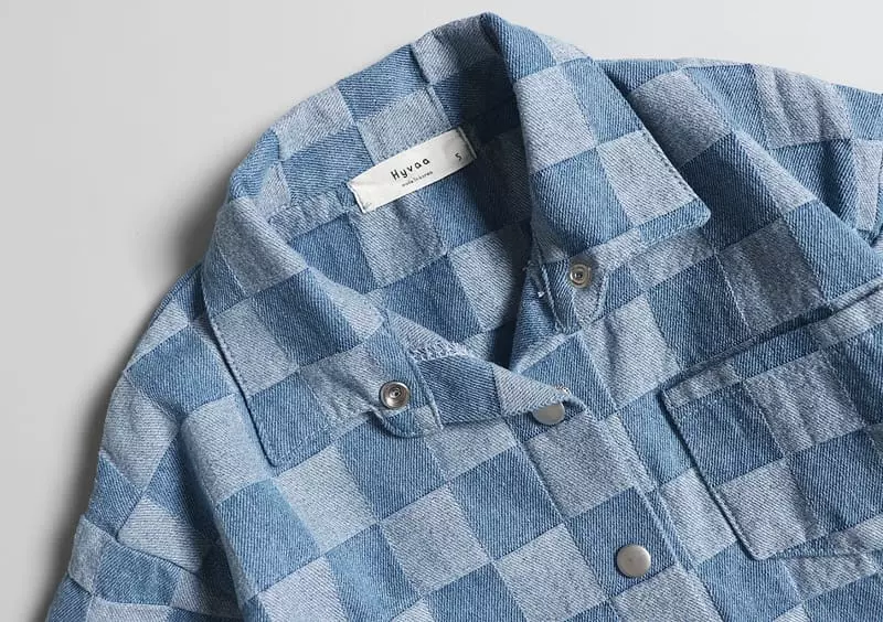 Hyvaa - Korean Children Fashion - #childofig - Block Denim Shirt - 5