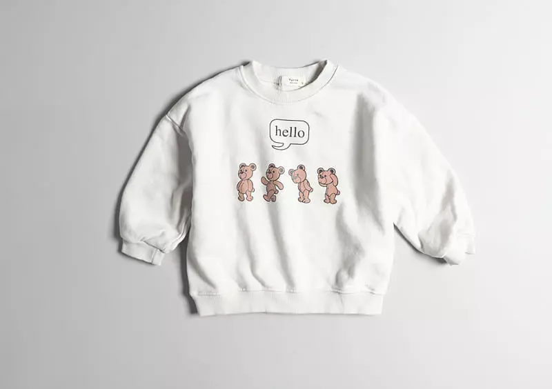 Hyvaa - Korean Children Fashion - #designkidswear - Bear Sweatshirt - 10