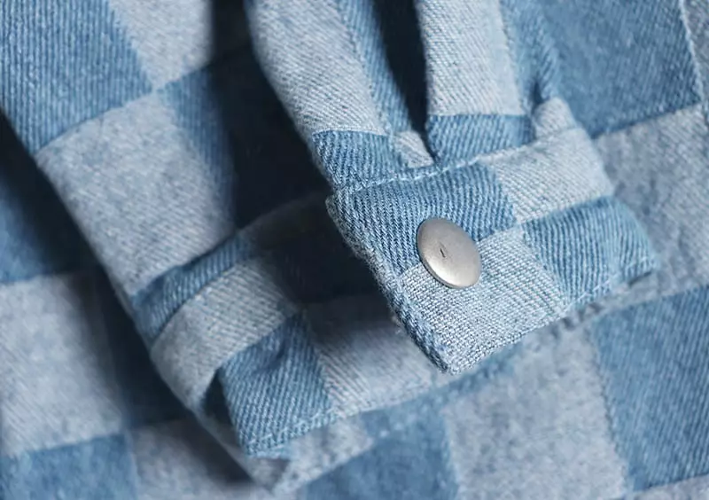 Hyvaa - Korean Children Fashion - #discoveringself - Block Denim Shirt - 8