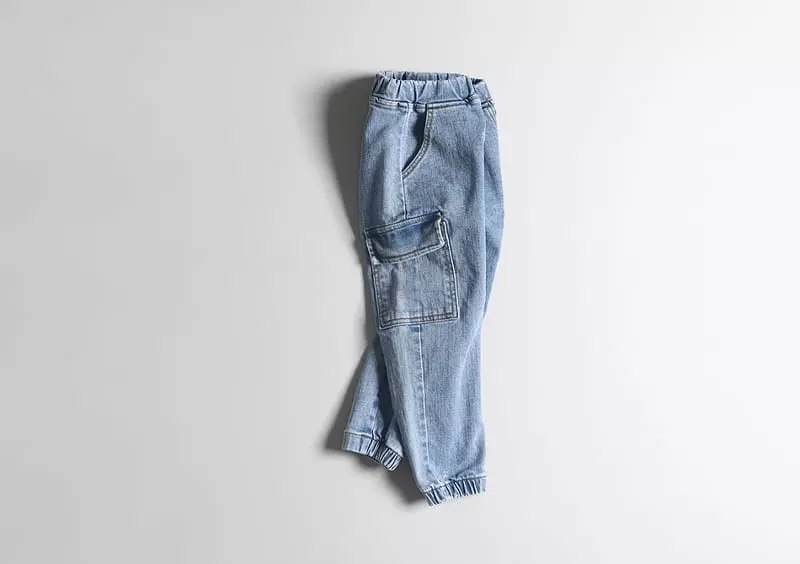 Hyvaa - Korean Children Fashion - #discoveringself - Denim Cardo Jeans - 7