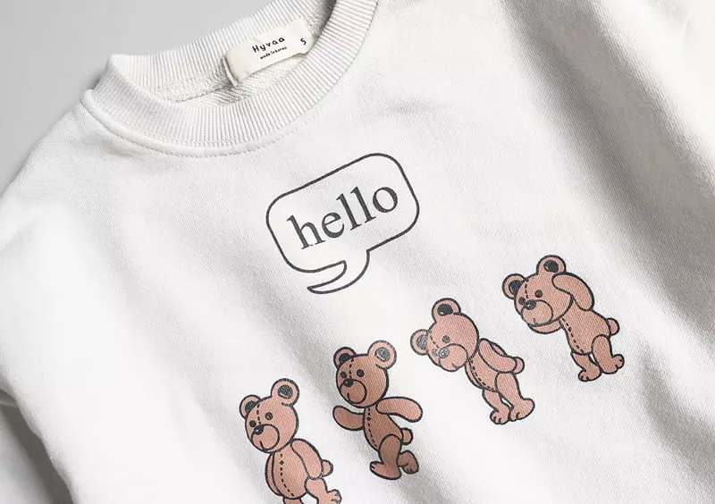 Hyvaa - Korean Children Fashion - #fashionkids - Bear Sweatshirt - 12