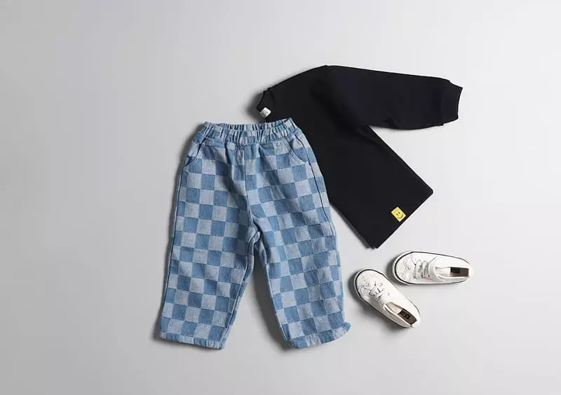 Hyvaa - Korean Children Fashion - #kidsshorts - Block Jeans - 11