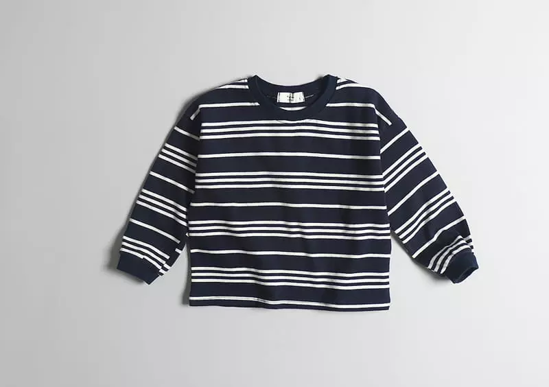 Hyvaa - Korean Children Fashion - #kidsstore - Urban Stripes Tee - 5